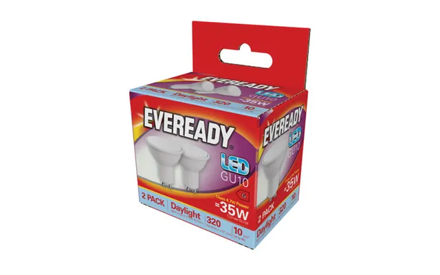 2 Pack Eveready 50w Spotlight Dl Gu10