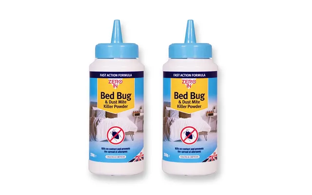 2pk Bed Bug & Dust Mite Killer Powder 250g