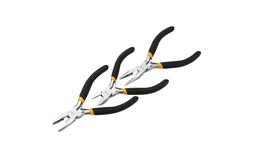 3pcs Mini Pliers Set Of 4.5inch