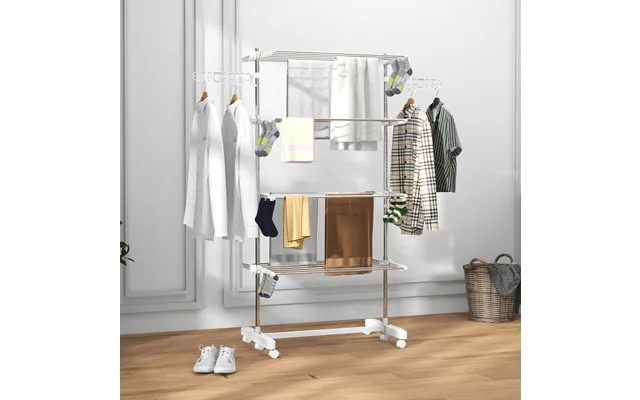 4 Tier Large Clothes Airer