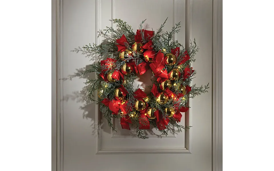 40cm Bauble Wreath
