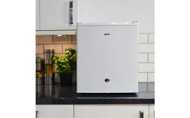 47 Litre Counter Top Fridge With Lock White