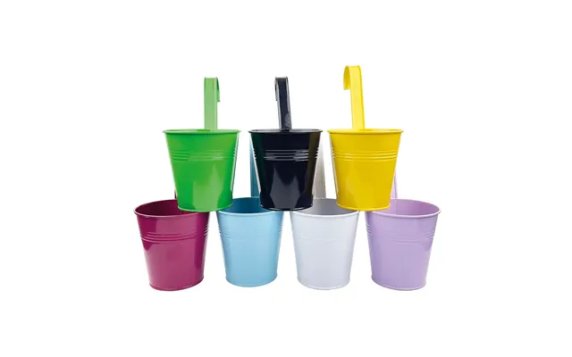 7 Pack Hanging Plant Pot Set product image