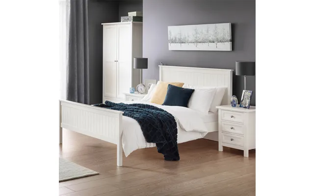 Acadia 150 Cm King Bed White