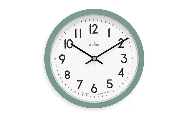 Acctim Elstow Wall Clock Quartz Retro Style Meadow 20cm
