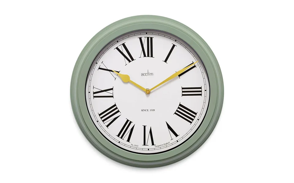 Acctim Turin Wall Clock Green 35cm