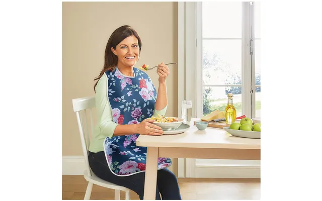 Adult Full-coverage Bib Floral One Size L91 Xw43cm product image