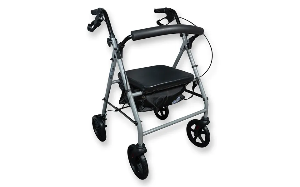 Aidapt Four Wheeled Rollator With Bag Available In Silver