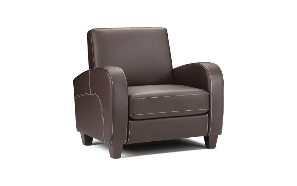 Avo Chair Chestnut Brown Faux Leather