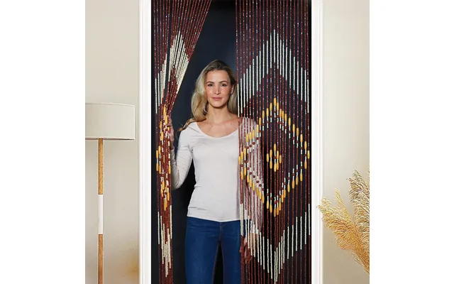 Bamboo Door Curtain Diamond Pattern L200 X 90cm