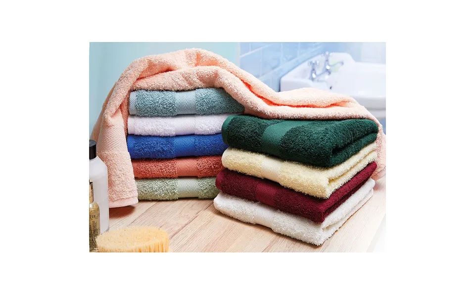 Bath Towels - Pack Of 2 Cream L130 X70cm