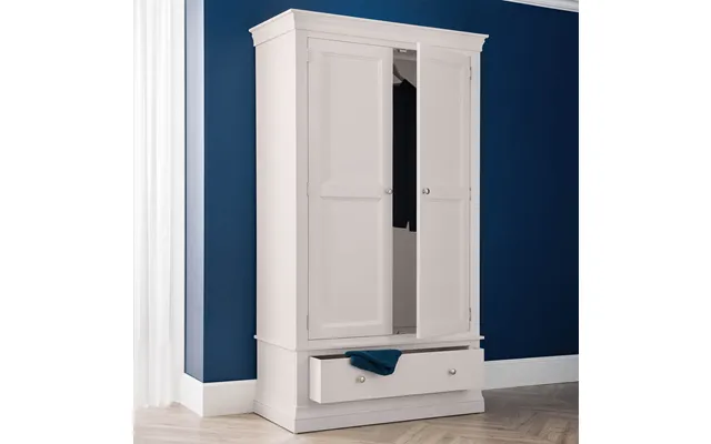 Beaumont 2 Door 1 Drawer Wardrobe Grey