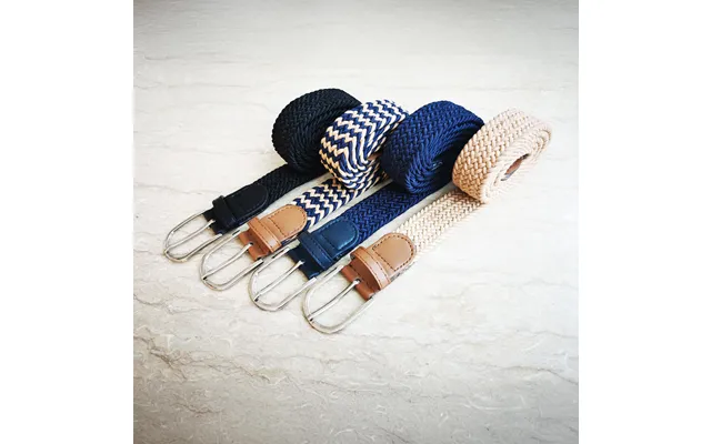 Braided Stretch Belts Set Of 4