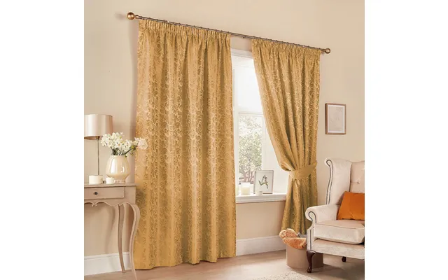 Buckingham Curtains Tiebacks Terracotta