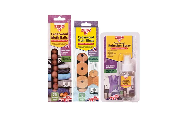 Cedarwood Moth Repellent Kit - Triple Pack product image