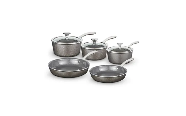Cerastone Pro 5 Piece Cookware Set Grey