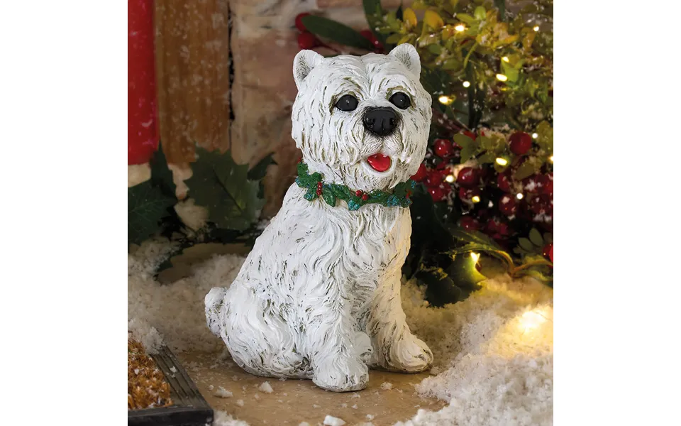 Christmas Barking Westie