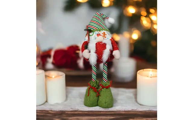 Christmas Gonk With Extending Legs Red Jumper