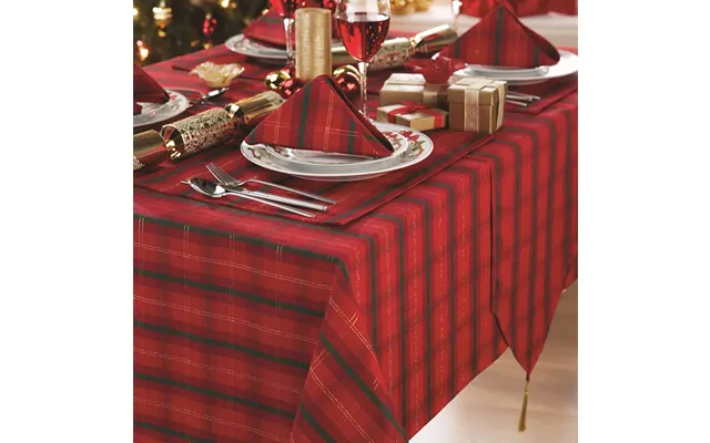 Christmas Tartan 4 Pack Napkin product image