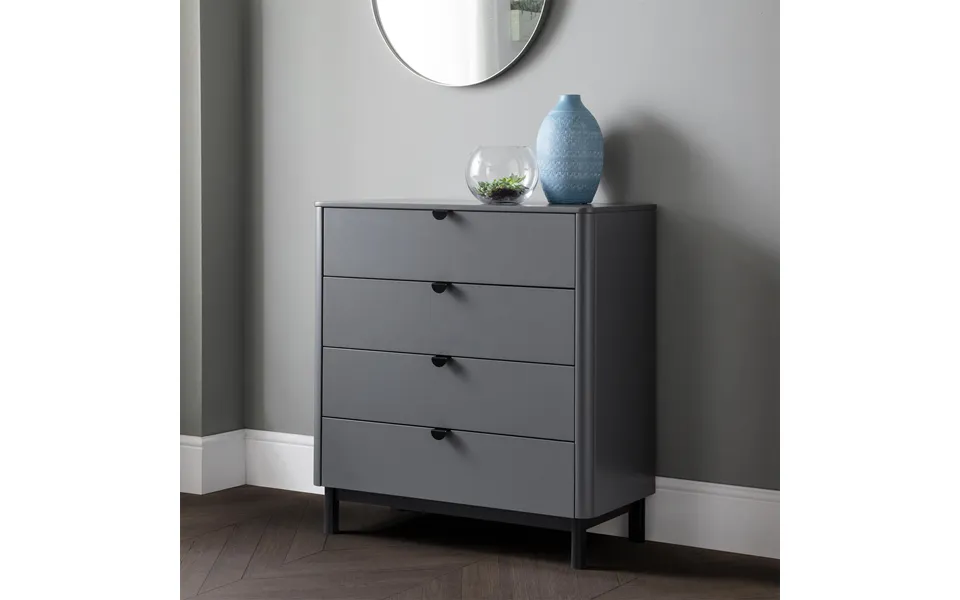 Cleo 4 Drawer Chest Grey