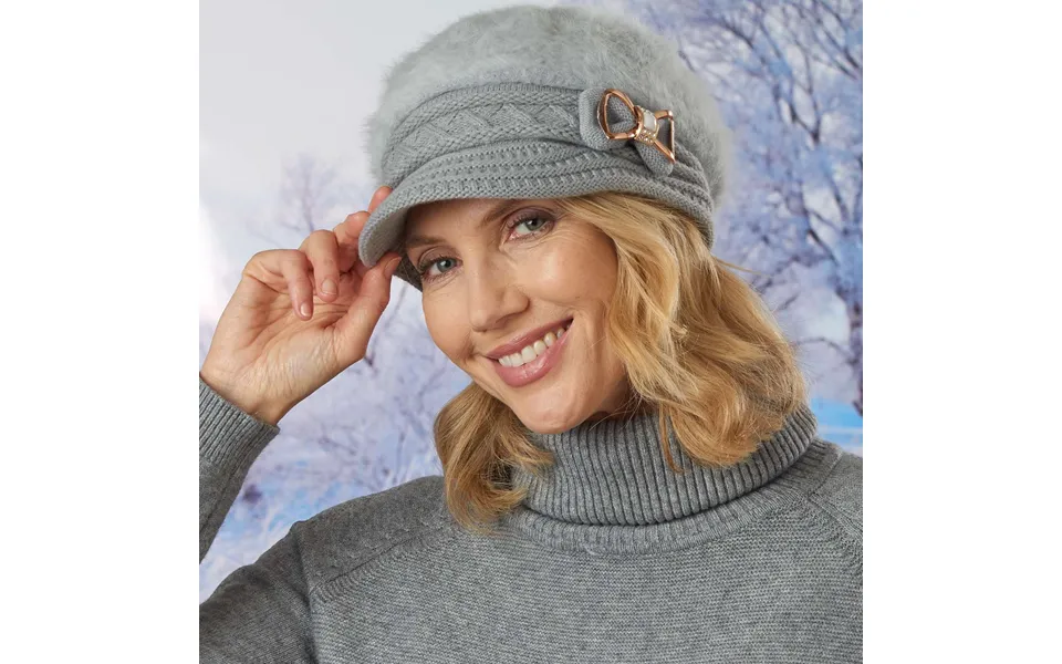 Cloche Peak Hat White Dia.46cm