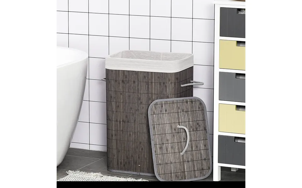 Collapsible Clothes Hamper Grey