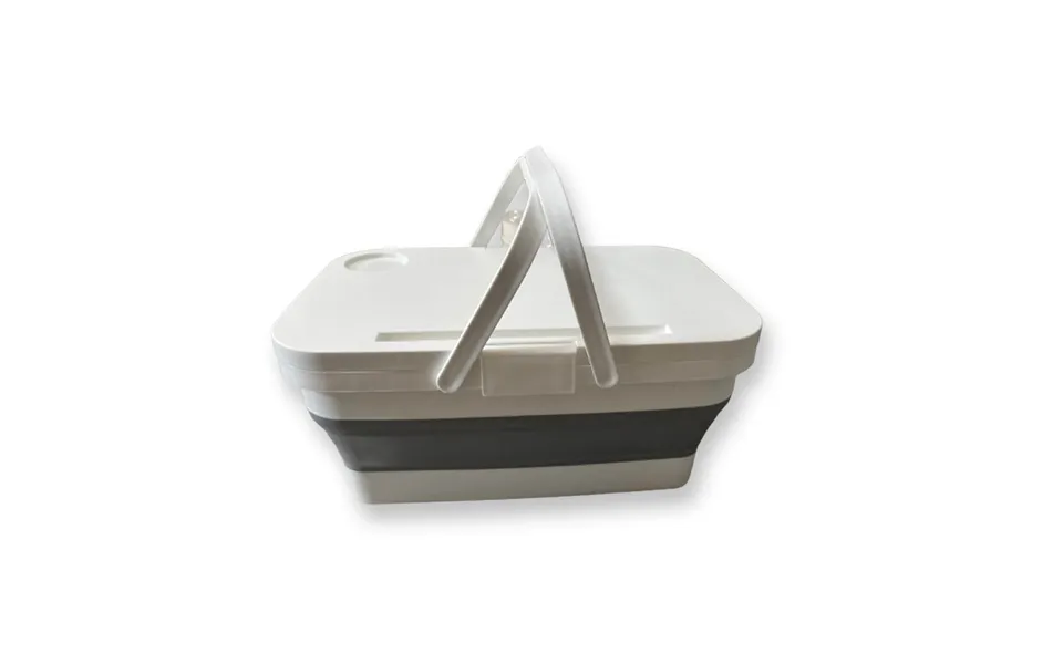 Collapsible Picnic Basket With Tray