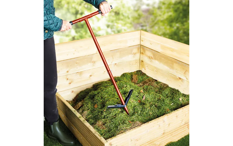Compost Turning Tool Red H100 Xw39cm