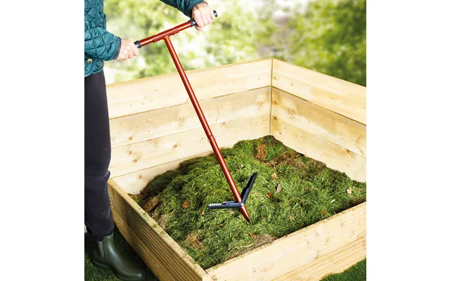 Compost Turning Tool Red H100 Xw39cm