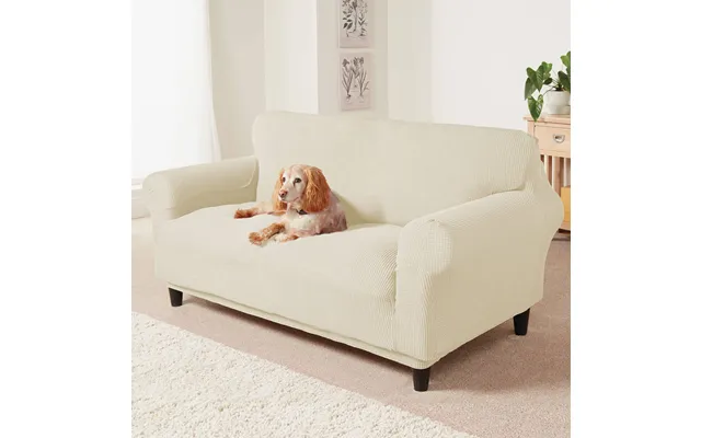 Cream Stretch 3 Seater Cover