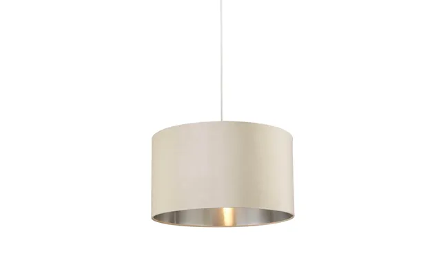 Cream Velvet Silver Inner Easy Fit Shade 50cm product image