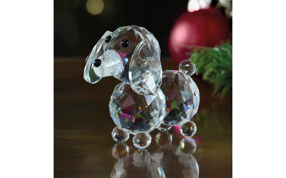 Crystal Dog Ornament