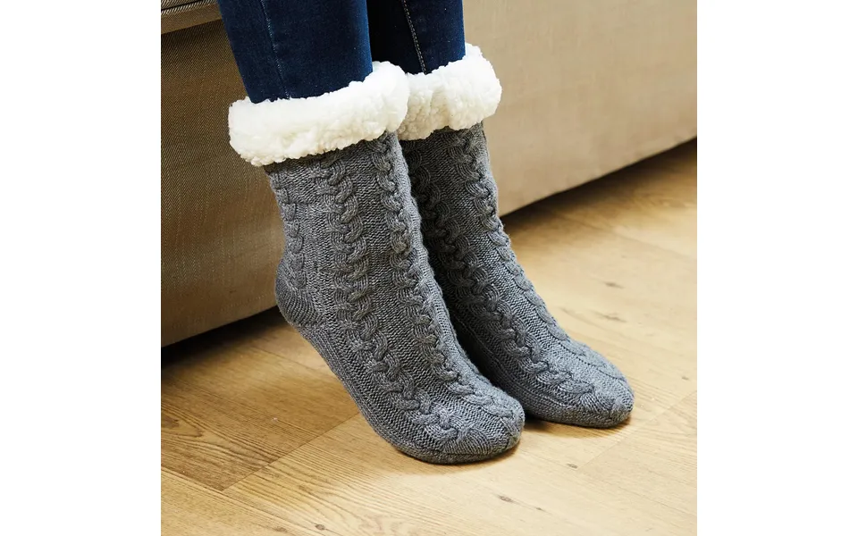 Cuddle Slipper Socks White