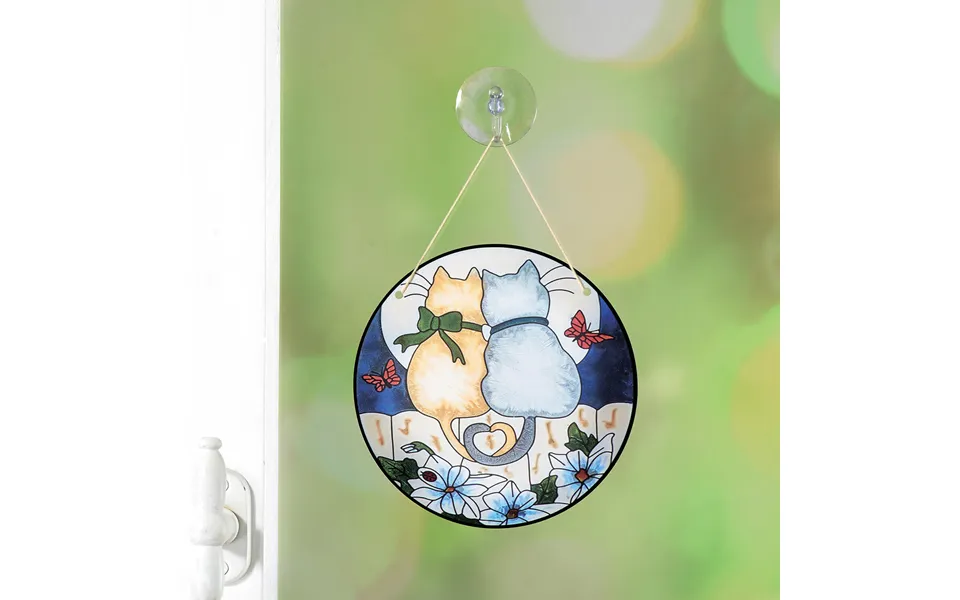 Cuddling Cats Suncatcher