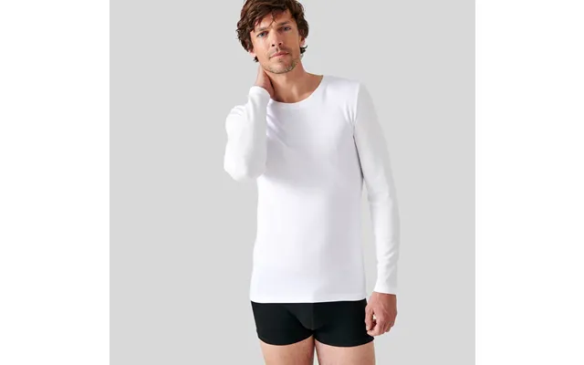 Damart Men's Thermal Medium Warmth Double Face Long Sleeve Vest - White, M