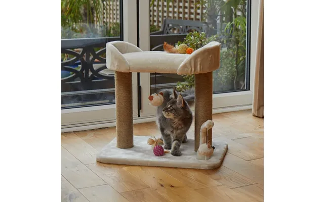 Deluxe 0.5m Dual Deck Scratch Post