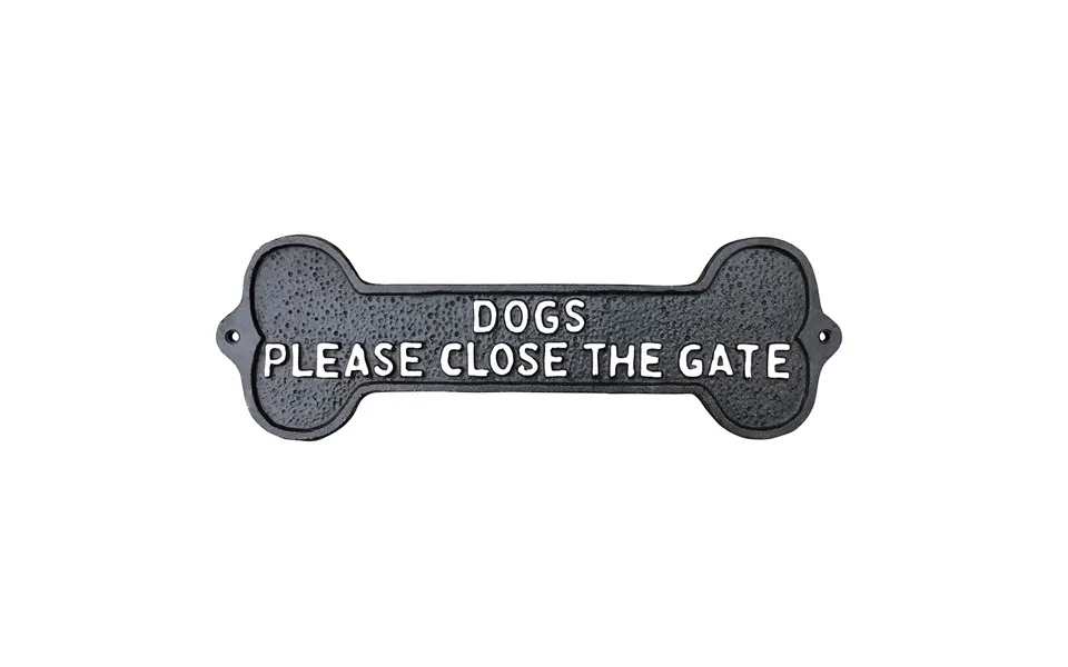 Dogs Please Close The Gate Sign
