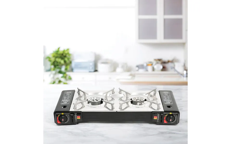 Double Burner Portable Gas Stove