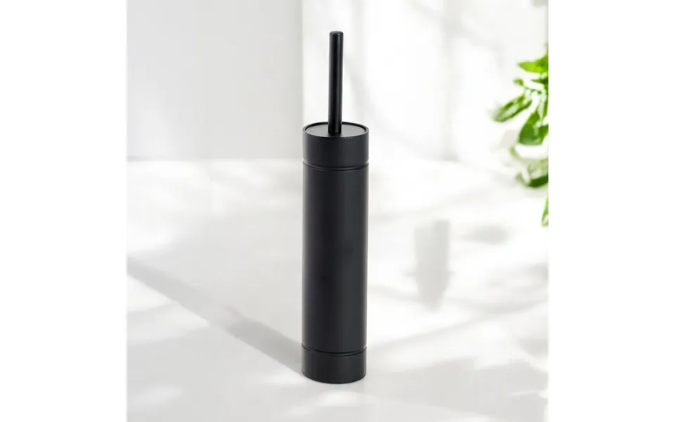 Draco Black Slimline Toilet Brush & Holder