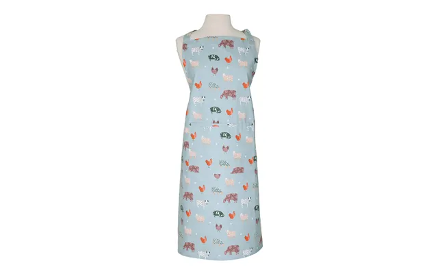 Farmyard Adult Apron Blue product image