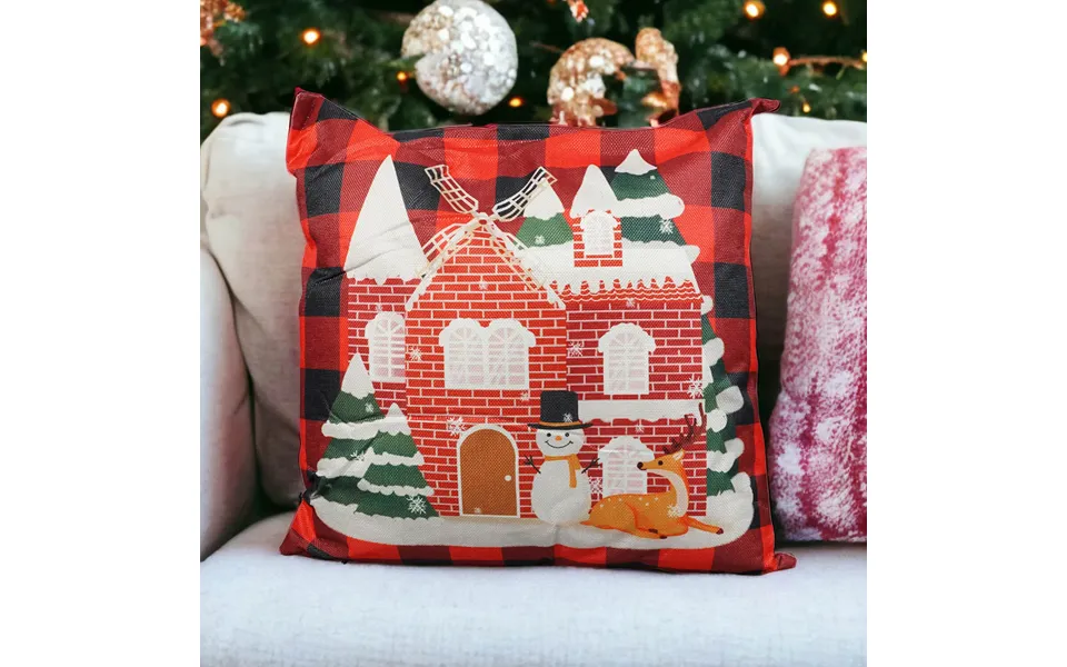 Festive House Design Christmas Themedium Cushion 45 X 45cm