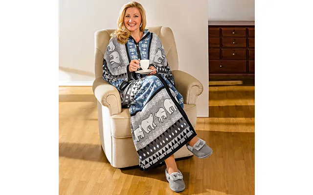 Fleece Throw And Robe Blue product image