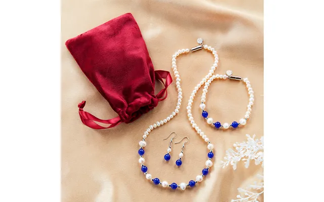 Freshwater Pearl Necklace And Earrings