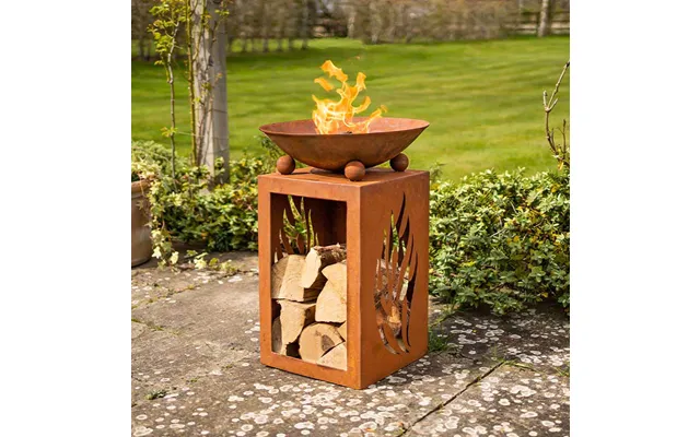 Fuego Firepit & Log Store