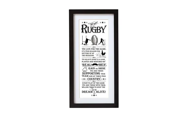 Gift For Man Wall Art Rugby