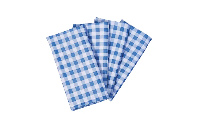 Gingham Napkins Pack Of 4 Blue L43 X W43cm product image