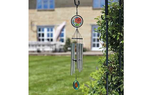 Glass Rose Windchime