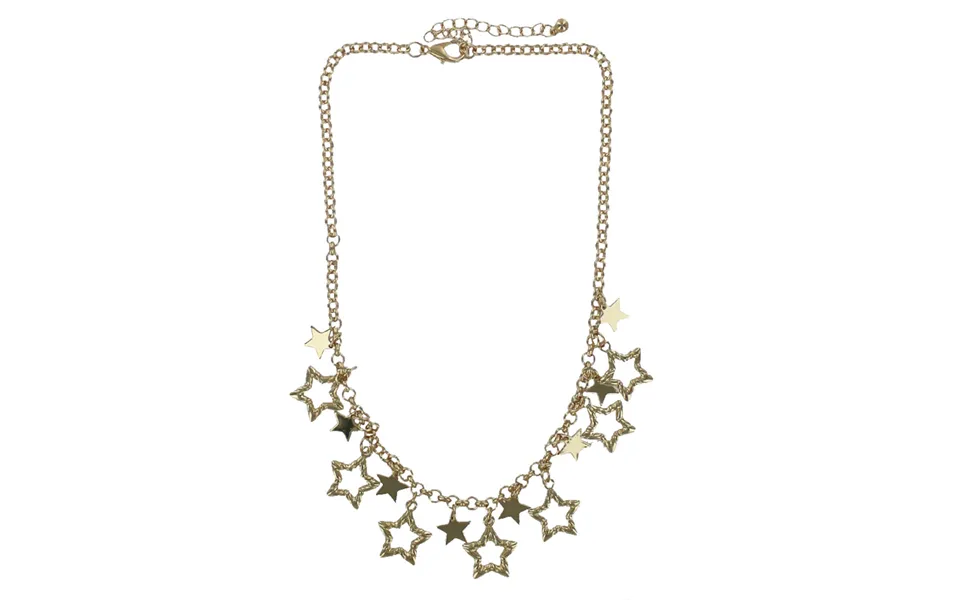 Gold Tone Charm Necklace