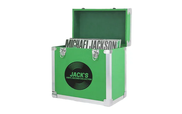 Green Personlised Record Storage Case