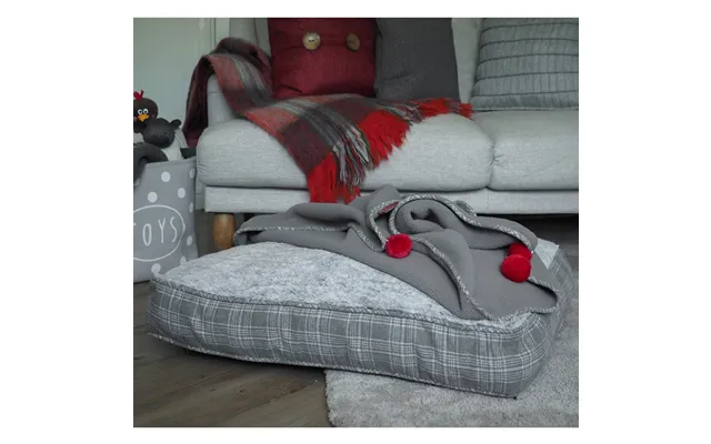Grey Plaid M Gusset Mattress